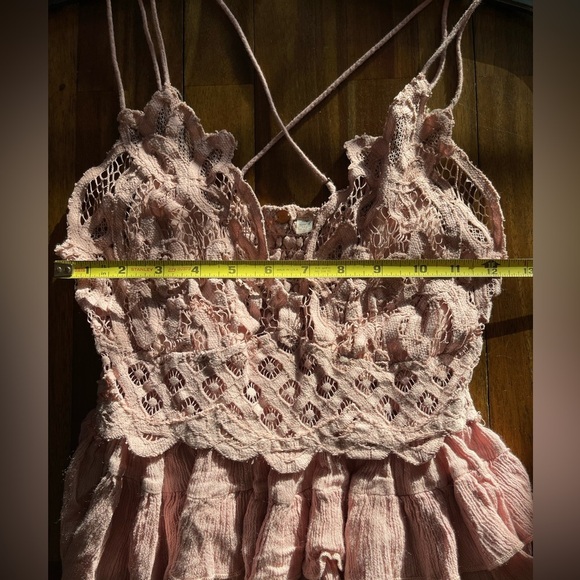 Free People One Adella Lace cami crop top - Picture 4 of 7